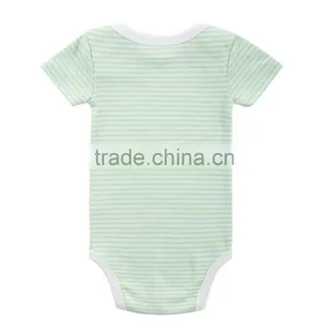 2017 Summer New Style Cotton Stripe Baby Jumper Jumpsuits One-piece Garment thumbnail-2