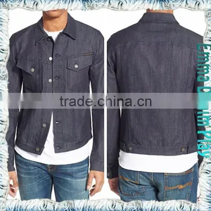 2015 New Fashion Design Mens Short Denim Jacket High Quality Cotton Outerwear thumbnail-4