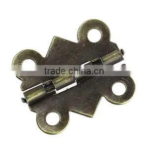 Antique Bronze 4 Holes Door Butt Hinges(rotated From 90 Degrees to 210 Degrees) 20mmx17mm thumbnail-1