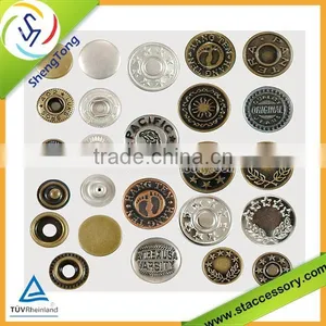All Size Available Fashion Wholesale Metal Button Jean Button thumbnail-1