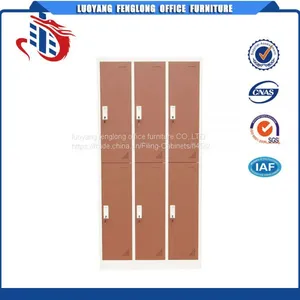 Steel 6 Doors Clothes Storage Cabinet Lockers With Cyber Lock thumbnail-1