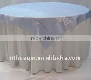 Satin Table Overlay Wedding Table Overlay Elegant Overlay thumbnail-1