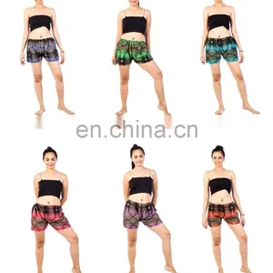 Paisley Women's Rayon Flat Sleep Casual Boxer Shorts Pants thumbnail-2