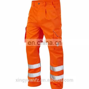 Mens Polyester/Cotton Oil Resistant Reflective Tape Used Workwear Work Pants thumbnail-5