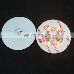 60*3mm Yellow Led Color Change Led Light Pad for Bottle thumbnail-4