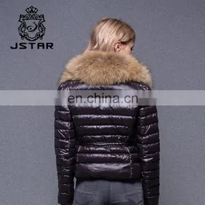 Super Quality Customize Down Womens Coats American Europen Style Coat Raccoon Fur Collardown Jacket For Winters thumbnail-6