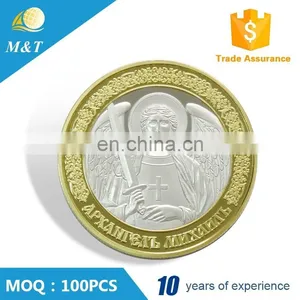Factory Direct Sales Metal 3d Gold Dual Plating Coin thumbnail-1