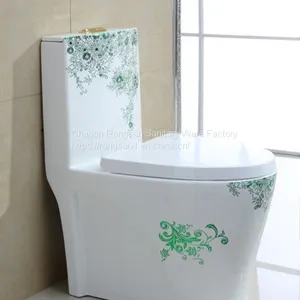 Bathroom Ceramic Modern Green Color Toilet Manufacturer thumbnail-1