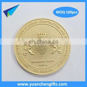 2016 Single Custom Coins no MOQ Wholesale Replica Metal Coin Silver thumbnail-1