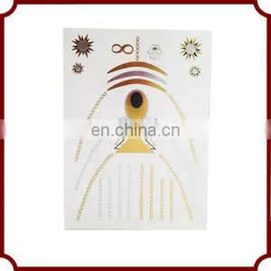 High Quality Jewelry Tattos Metallic Tattoo Sticker thumbnail-1