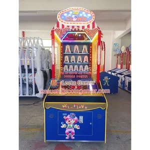 Zhongshan Amusement Redemption Hit the Clown Throwing Ball Game Machine thumbnail-2