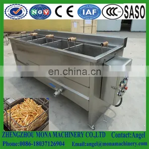 Semi/Full Automatic Potato Chips French Fried Machine/chips Frying Machine/sweet Potato Stick Fryer thumbnail-1