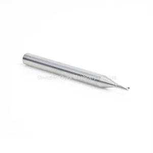 Carbide CNC Spiral 'O' Single Flute, Aluminum Cutting 2 Dia x 6 x 6 Shank x 64mm Long Up-Cut Router Bit thumbnail-2