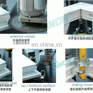 2 Axes Upvc Corner Cnc Cleaning Window Machine thumbnail-4