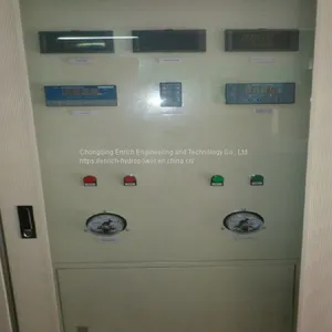 Temperature Rotary Speed Measuring Measurement and Oil Air Brake Control Cubicle Cabinet for Protecting Normal Start Acceleration Stop Running of Hydro Water Turbine Generator thumbnail-1