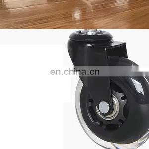 Low Noise Easy Fast Install Office Furniture PU Castor Roller Wheel thumbnail-6