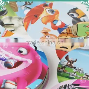 Colorful Custom Round Cartoon Adhesive Label Printing, Paper Pvc Printing thumbnail-2