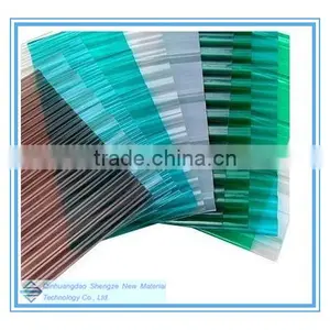 FRP Daylight Roof / Fiberglass Anti UV Panasphalt / Corrugated Plane Skylight thumbnail-1
