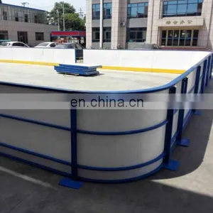 Street Hockey Wall Portable Court Barrier Hockey Dasher Board Kick Plate thumbnail-1
