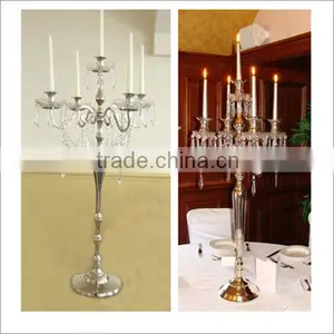 Unique Design Silver Wedding Candelabra, 9 Lite Wedding Candelabra thumbnail-5