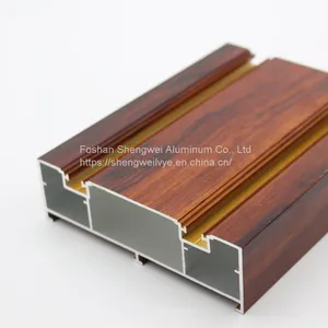 China Factory Supply Aluminium Extrusion Profile for Aluminium Doors and Windows thumbnail-1