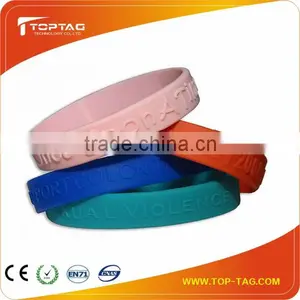 Free Samples Active Silicon RFID Wristband 13.56Mhz/125Khz/860MHz-960MHz Quality Choice thumbnail-1