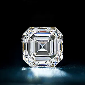Directly Factory Price D Color Colorless Asscher Cut VVS1 Clarity Synthetic Loose Moissanite Diamond thumbnail-1