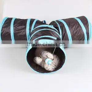 Pet Fun Folding Tunnel 3 Way Cat Play Tunnel thumbnail-4