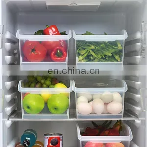 Clear Transparent Plastic Fridge Storage Box Taizhou Storage Box for Fruit and Vegetables Acrylic Kitchen Food Container thumbnail-1