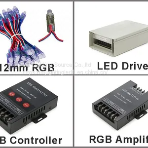 5V 12mm RGB Led Light Pixel Lamp 50pcs/String 0.3W DC5V IP67 Outdoor 3D Letter Signage Made In China thumbnail-4