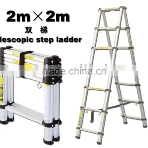 Multi-function Telescopic Step Ladder(EN131/SGS,CE/EN131)(We Also Have 3.8m,3.2m,2.9m,2.6m,2.0m and 1.9m*1.9m,etc.) thumbnail-1