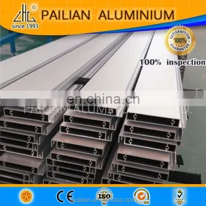High Quality With Cheap Price Aluminium Alloy 6063 Clear 12UM Anodized Profile Hollow Aluminium Profile Section thumbnail-5