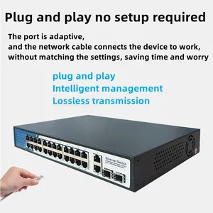 24 Poe Ports Network Switch 1000Mpbs Transmission Poe Switch thumbnail-1