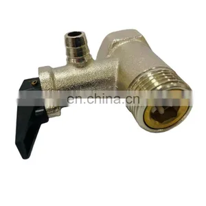 Electric and Solar Water Heater Brass Safety Valve 1/2