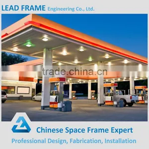 Environmentally-friendly Light Steel Space Frame Gas Filling Station thumbnail-1