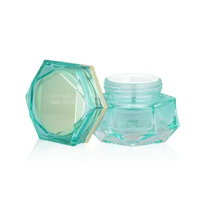 50g Hexagonal Cream Bottle 40ml Full Cover Liquid Foundation Glass Bottle 120ml Hexagonal Press Lotion Bottle thumbnail-2