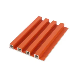 159*23 Wpc Board for Interior and Exterior Wall Decoration Wall Bamboo Fiber Wpc Cladding Wall Panel thumbnail-5