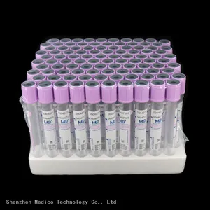 K2/K3 EDTA Tube Disposable Medical Vacuum Whole Blood Collection Tube With Purple Cap thumbnail-5