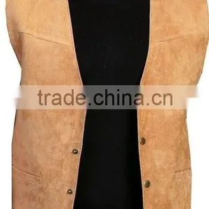 Mens Leather Vest thumbnail-1