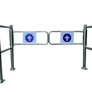Metal Security Swing Gate for Supermarket Turnstile thumbnail-1