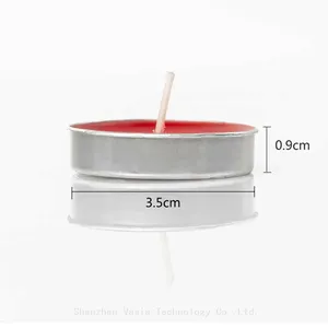 Smokeless 8 Hour Unscented Plant Wax Tealight Candles 50pcs/Pack for Home Decor Shabbat Weddings thumbnail-5