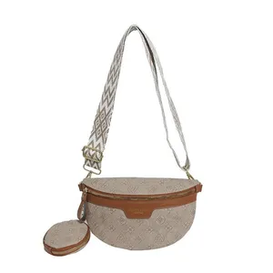 New Korean Style Crossbody Chest Bag for Women High-End Summer Versatile Shoulder Bag With Polyester PU Lining Wholesale thumbnail-4