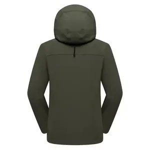 Men's Outdoor Tactical Soft Shell Jacket - Thickened Winter/Early Spring Hard Waterproof Breathable Hiking Wear thumbnail-4
