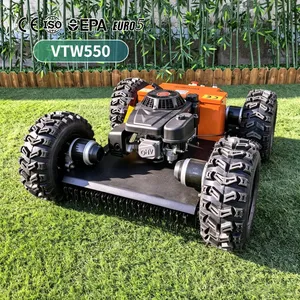 Lawn Mower Robot All Terrain For Residential & Commercial CE/EPA Mobile Grass Cutter For Highway Medians thumbnail-3