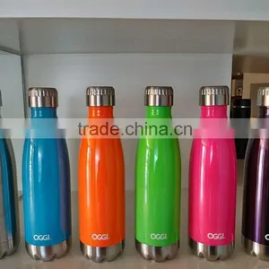 0.35L/0.5L/0.75L/1L BSCI Approval Vacuum Double Stainless Steel Hot Sale Water Bottle thumbnail-4