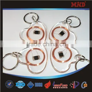 MDK30 Hot Sale 2015 New Clear Hard Customized Plastic Key Tag thumbnail-3