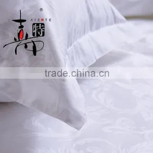 Star Hotel Used Good Quality Cotton Jacquard Fabric Wholesale White Pillowcase thumbnail-2
