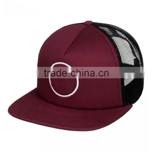 Cap Manufacturer High Quality Custom 5 Panel Flat Brim Trucker Hat thumbnail-2