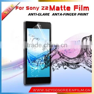 6 Years Supplier hd Clear Anti Oil Smart Phone LCD Clear Matte Screen Protector for Sony Xperia Z2 thumbnail-2