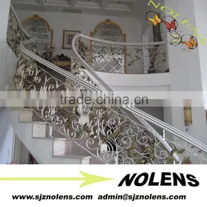 Wrought Iron Porch Railings Wholesale/Outdoor Wrought Iron Long Railings Design thumbnail-1